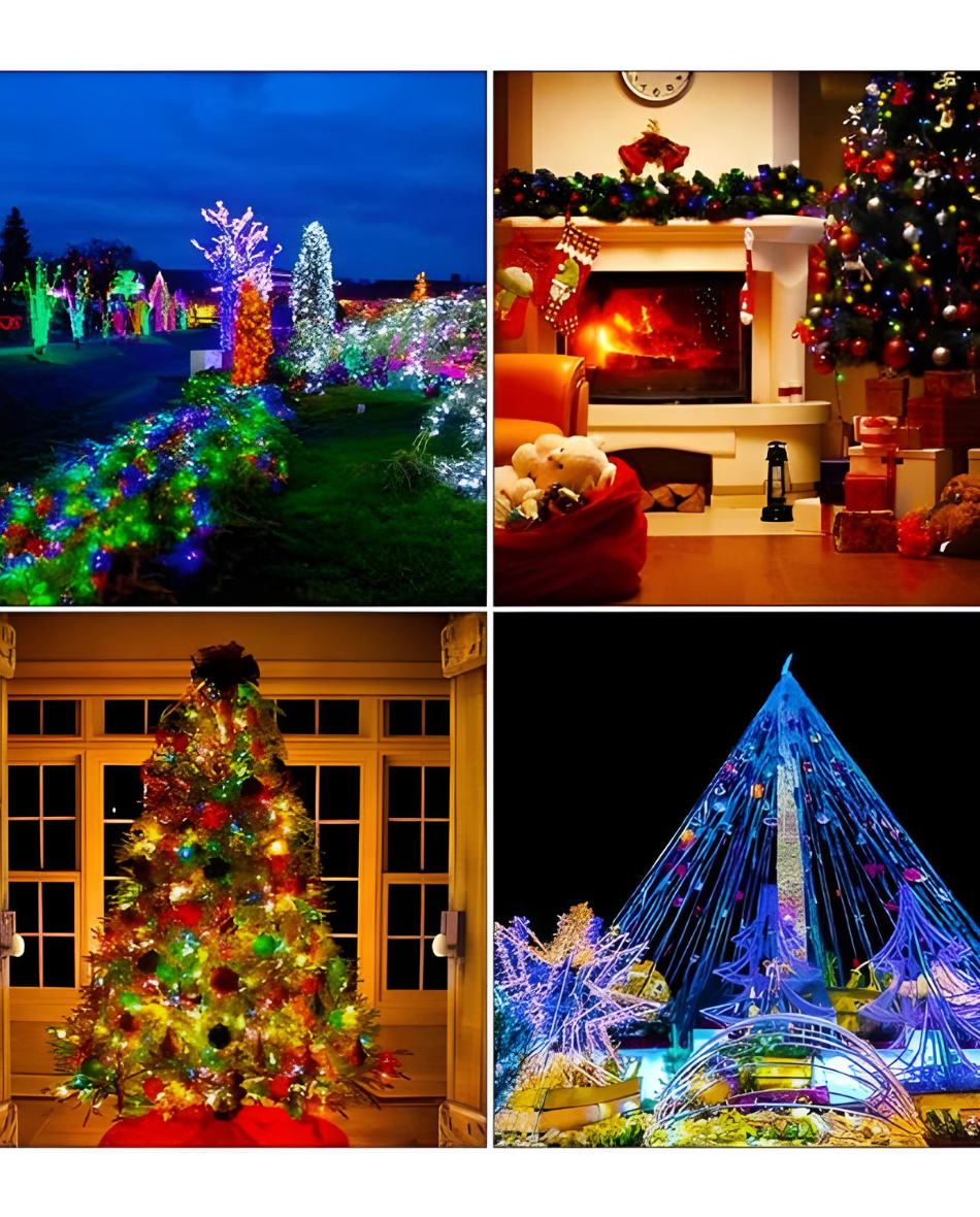 Luces Solares Navideñas 30METROS INTERIOR Y EXTERIOR